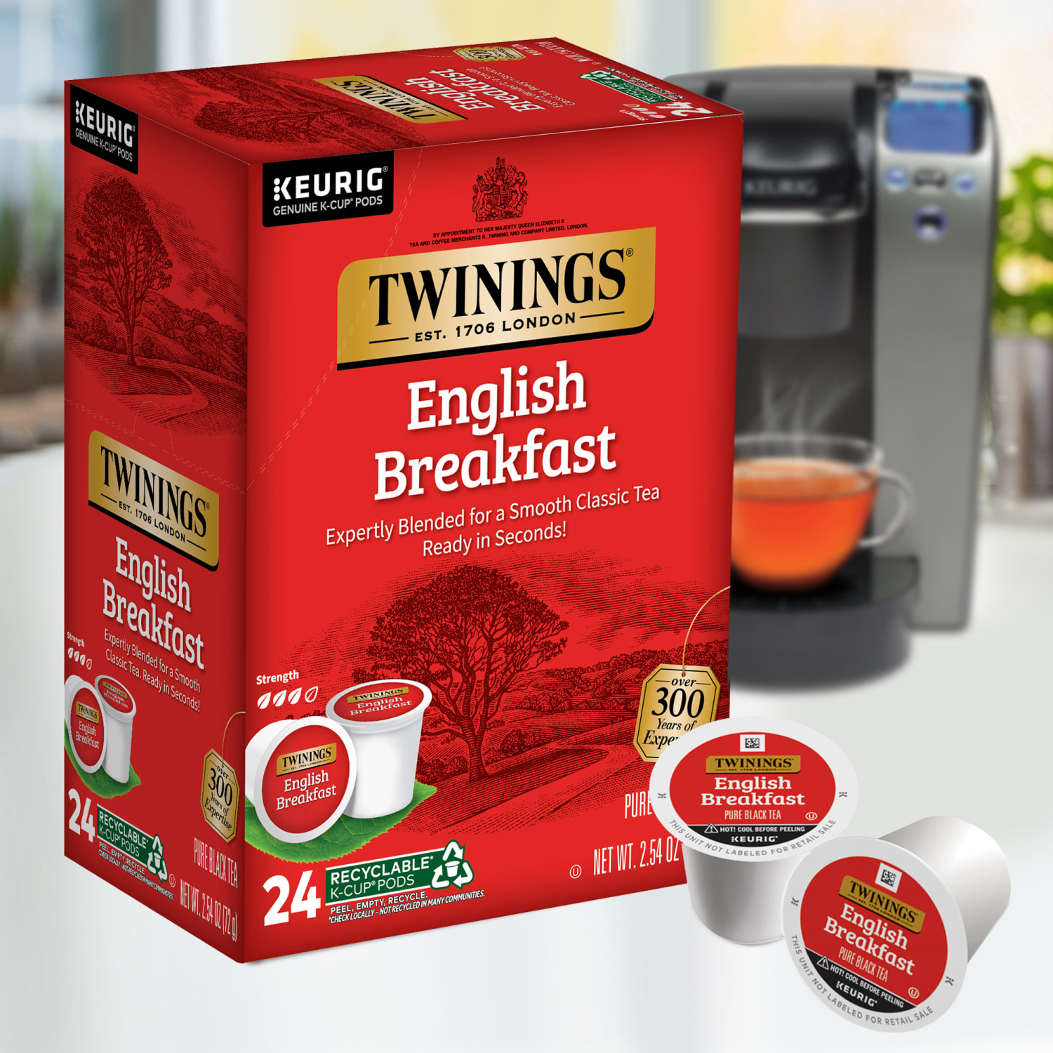 Twinings English Breakfast Tea, Keurig K-Cup Pods, 24/Box - Image 5