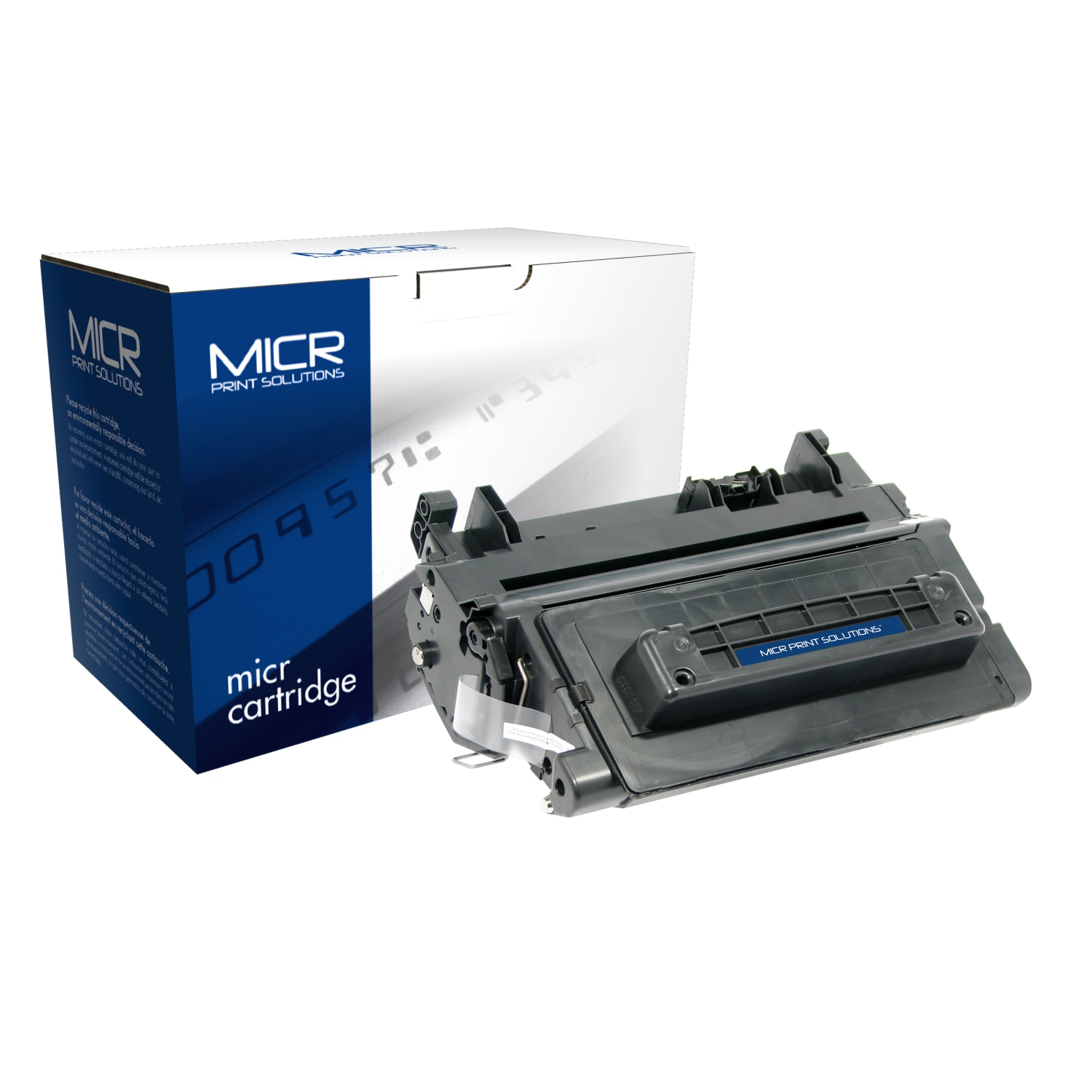 MICR Print Solutions Remanufactured Black Toner Cartridge Replacement For HP CE390A