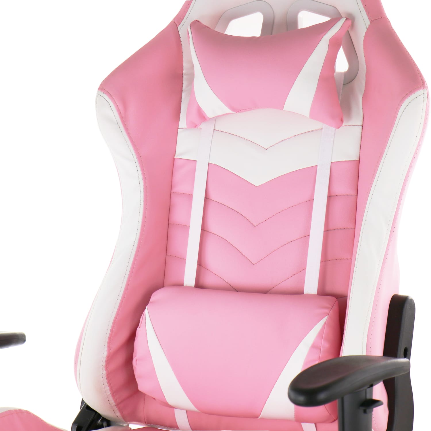 GameFitz Ergonomic Faux Leather Gaming Chair PinkWhite PopularChairscom GameFitz Ergonomic Faux Leather Gaming Chair PinkWhite PopularChairscom