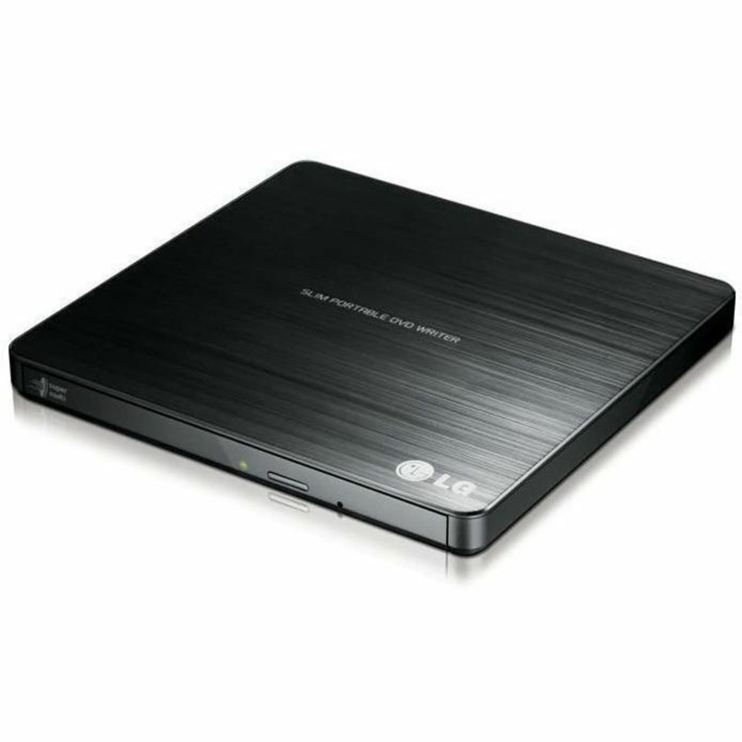 LG GP60NB50 External Ultra Slim DVD Rewriter, USB 2.0, Black - Image 3