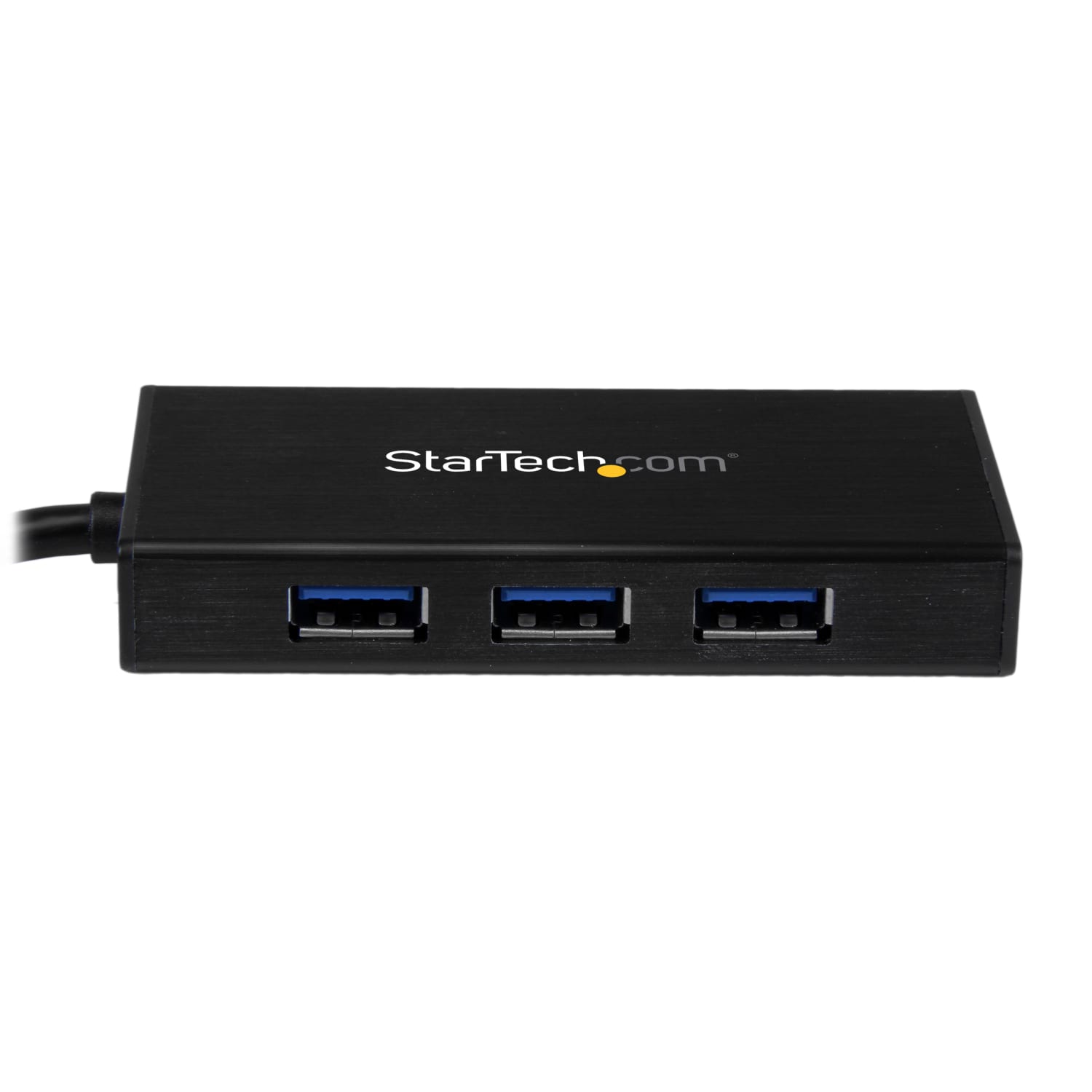 StarTech.com 3 Port Portable USB 3.0 Hub with Gigabit Ethernet Adapter NIC - Aluminum w/ Cable - Image 3