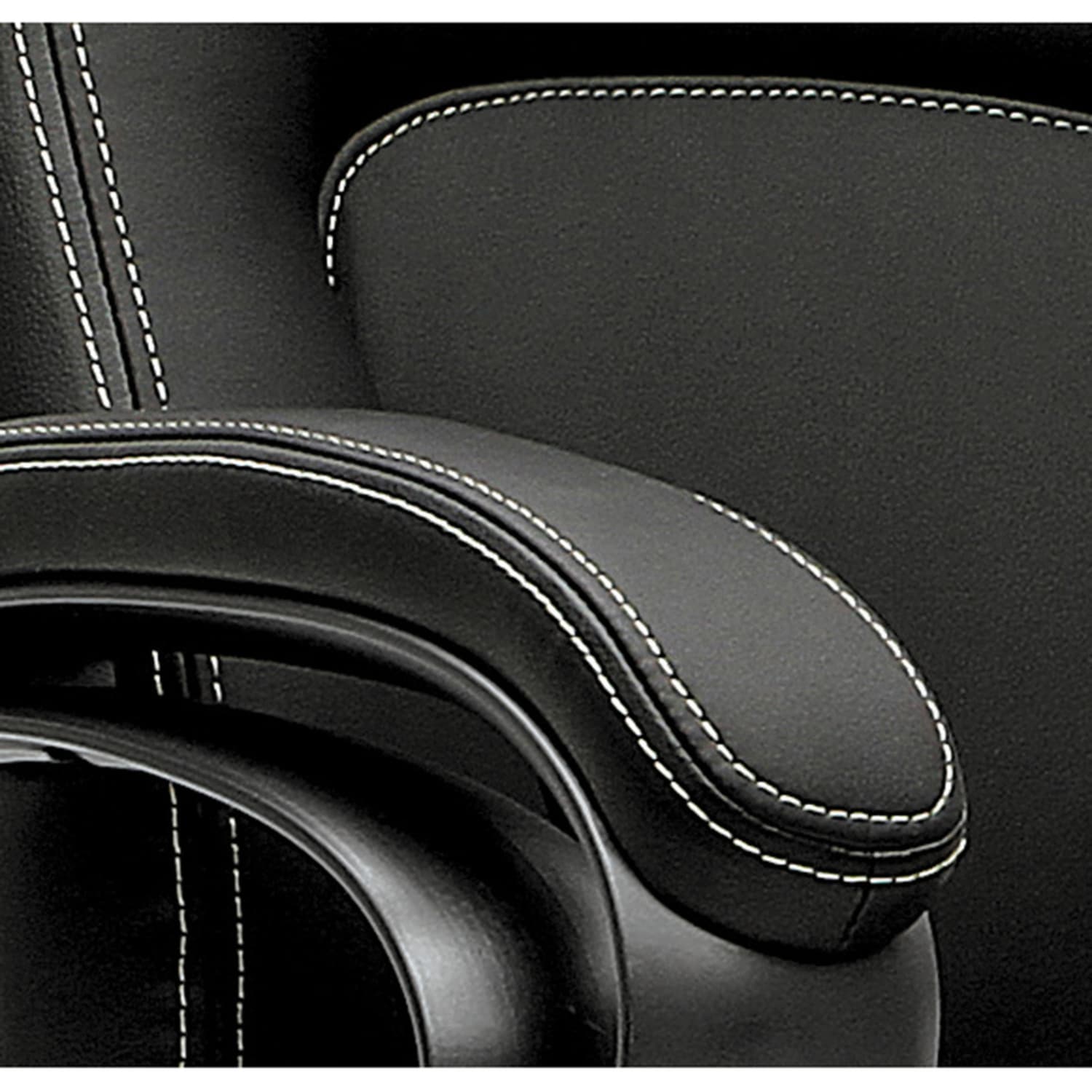 HON Basyx Ergonomic Bonded Leather Fixed Arm Executive Chair Black PopularChairscom HON Basyx Ergonomic Bonded Leather Fixed Arm Executive Chair Black PopularChairscom