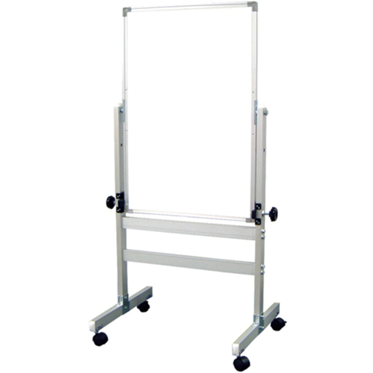 Luxor Double-Sided Magnetic Mobile Dry-Erase Whiteboard, 24in x 36in, Aluminum Frame With Gray Finish - Image 4