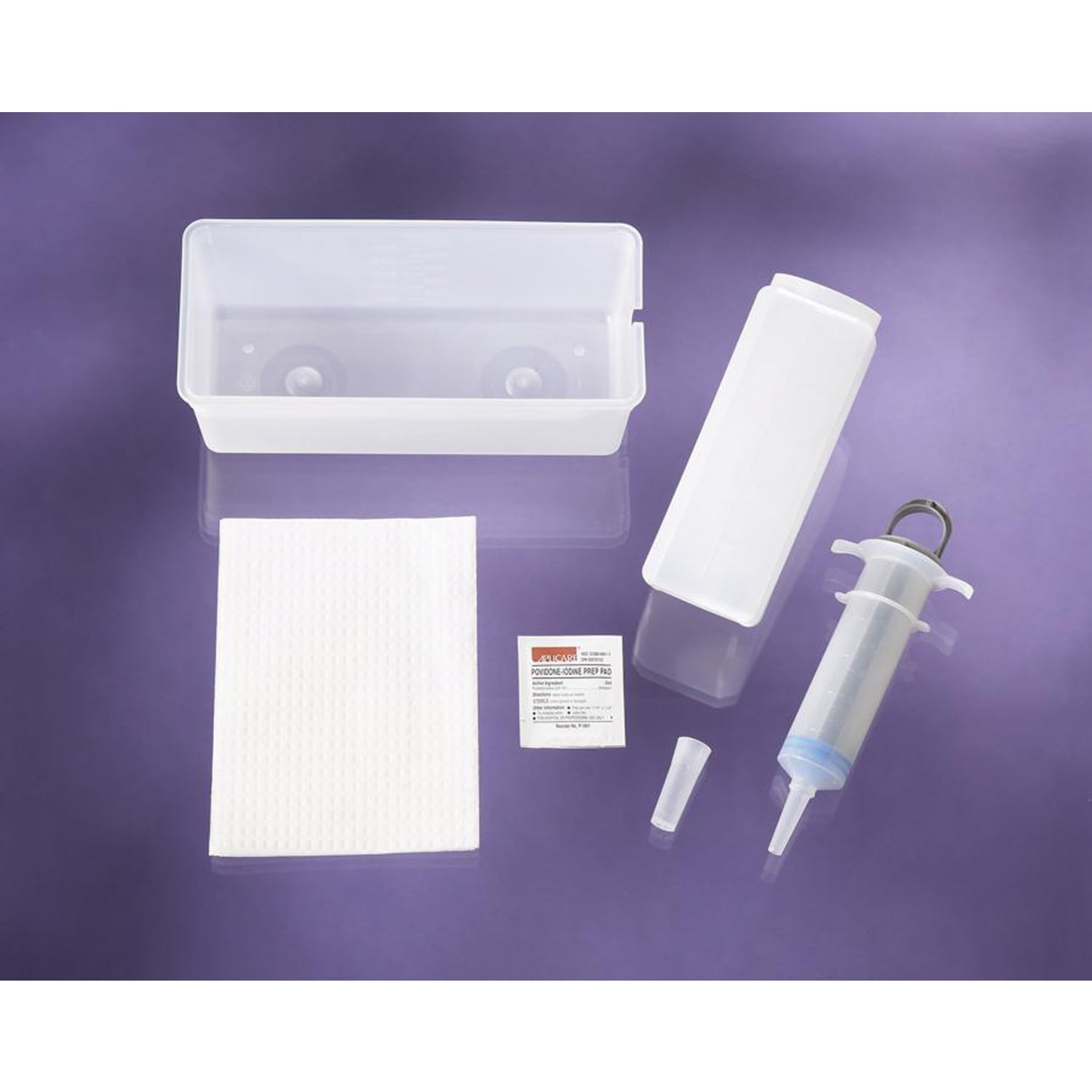 Medline Sterile Piston Irrigation Syringe Trays, Pack Of 20 Trays - Image 3