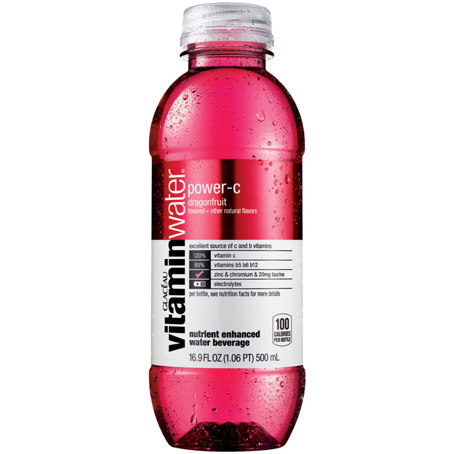 glaceau vitaminwater Power C, 16.9 Oz, Pack Of 24 - Image 3