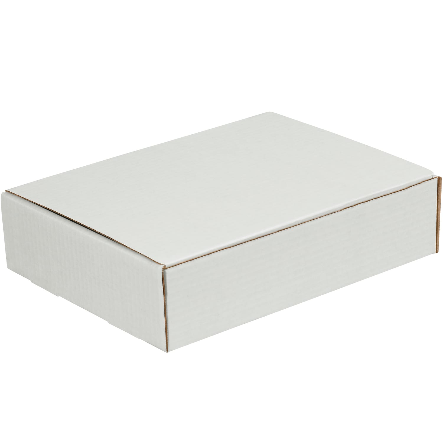 Partners Brand White Literature Mailers, 12 1/8in x 9 1/4in x 3in, Pack Of 50