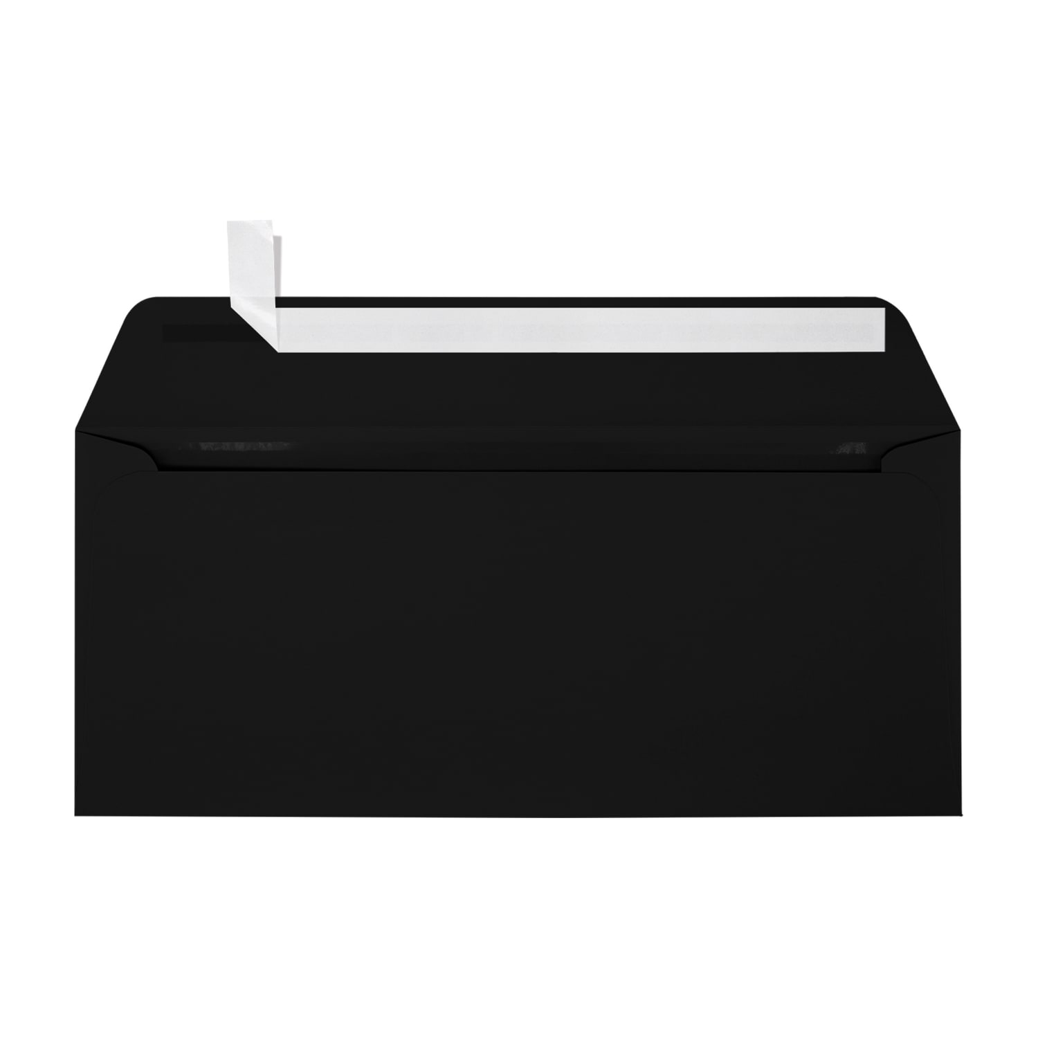 LUX #10 Envelopes, Full-Face Window, Gummed Seal, Midnight Black, Pack Of 50 - Image 3