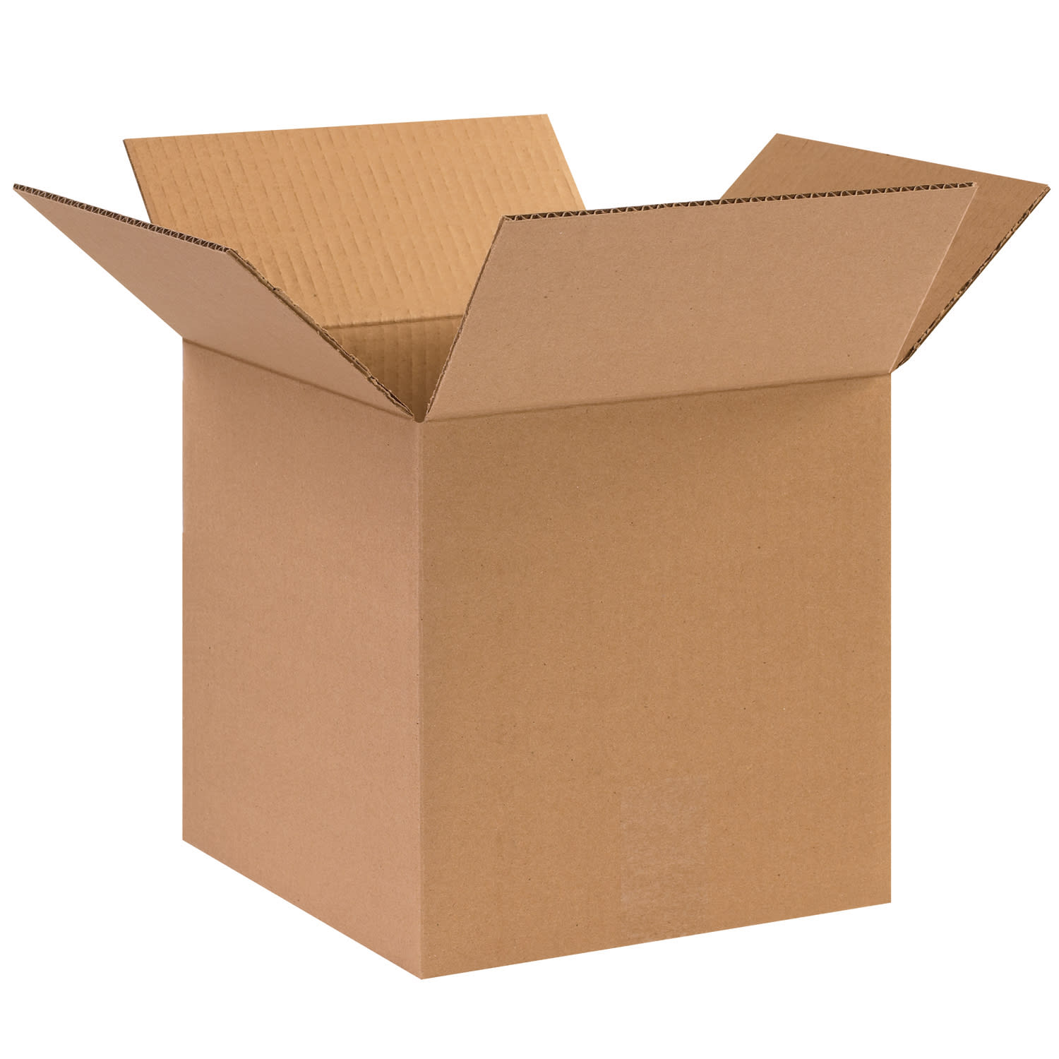 Partners Brand Corrugated Cube Boxes, 10in x 10in x 10in, Kraft, Pack Of 25