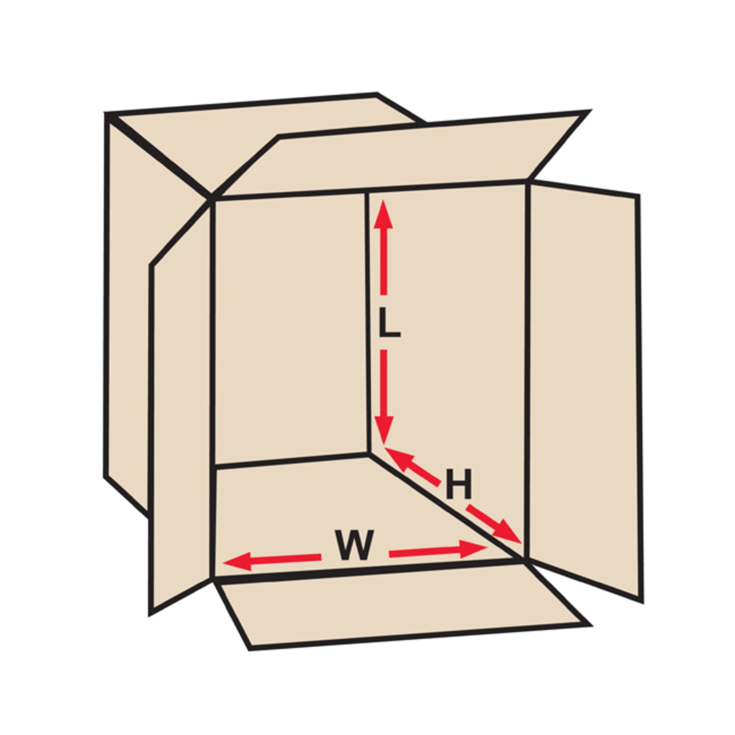 Partners Brand Corrugated Boxes, 12in x 10in x 8in, Kraft, Pack Of 25 - Image 3