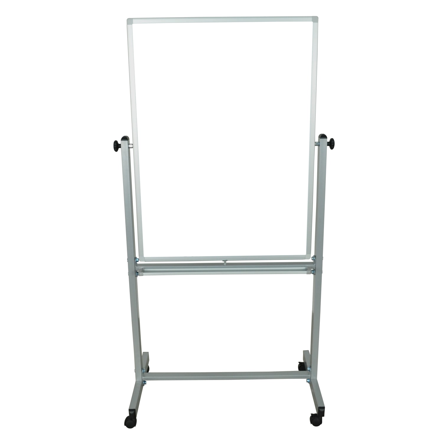 Luxor Double-Sided Magnetic Mobile Dry-Erase Whiteboard, 30in x 40in, Aluminum Frame With Gray Finish - Image 3