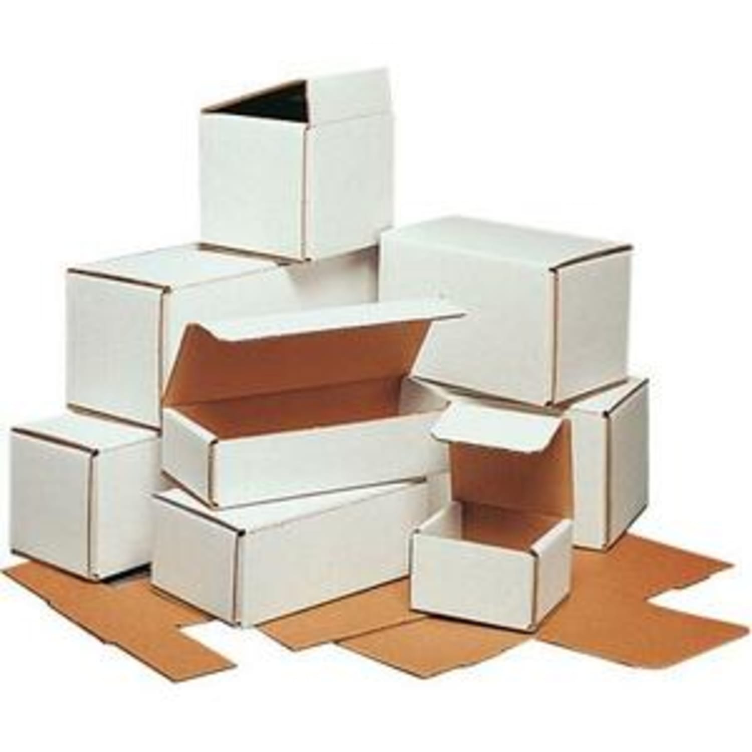 Partners Brand White Corrugated Mailers, 3in x 2in x 2in, Pack Of 50 - Image 6