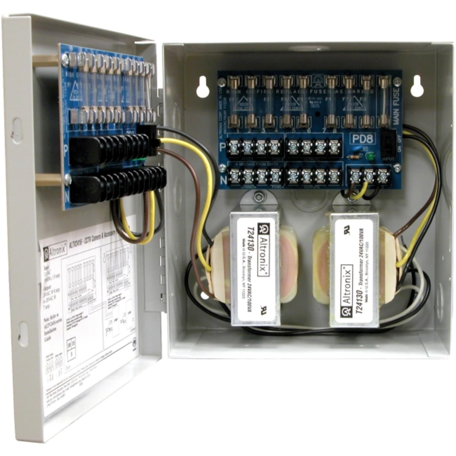 Altronix Close Circuit TV Camera AC Power Supply - 115 V AC Input - 24 V AC, 28 V AC Output - Image 3
