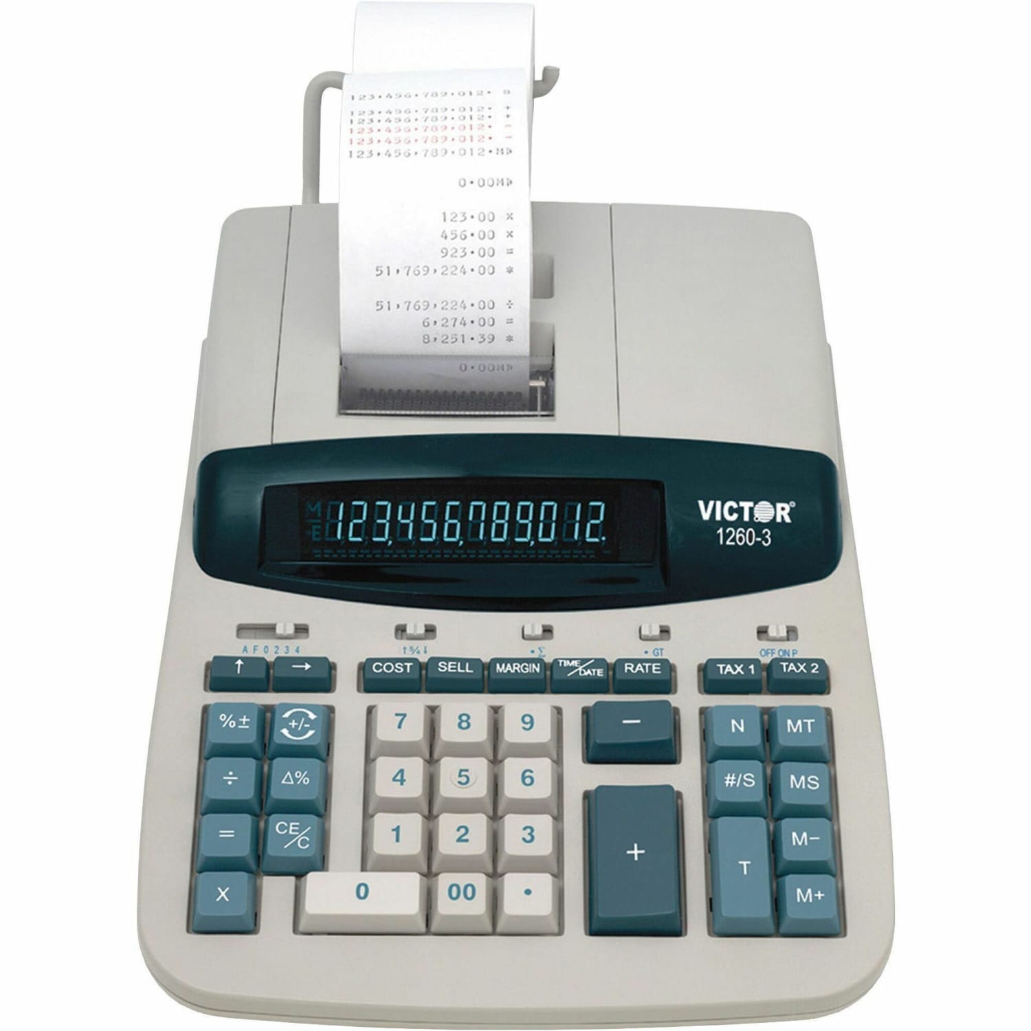 Victor 1260-3 Heavy-Duty Commercial Printing Calculator - Image 3