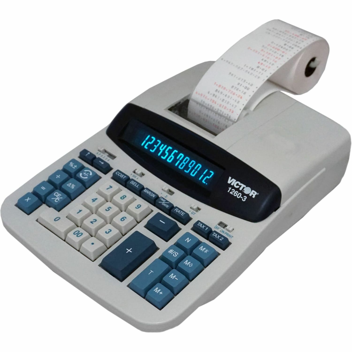 Victor 1260-3 Heavy-Duty Commercial Printing Calculator - Image 5