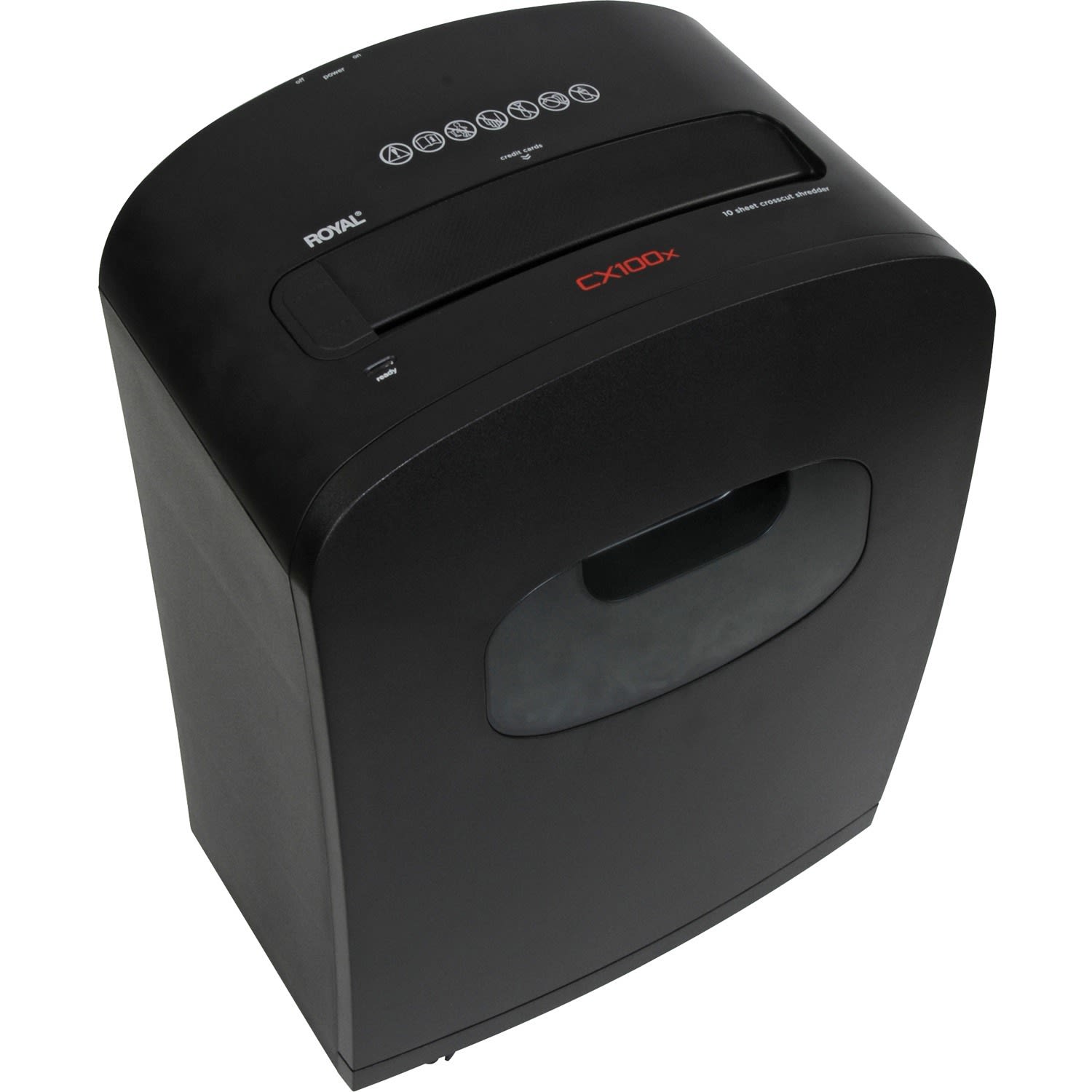Royal 10 Sheet Cross-Cut Shredder, 100X - Image 3