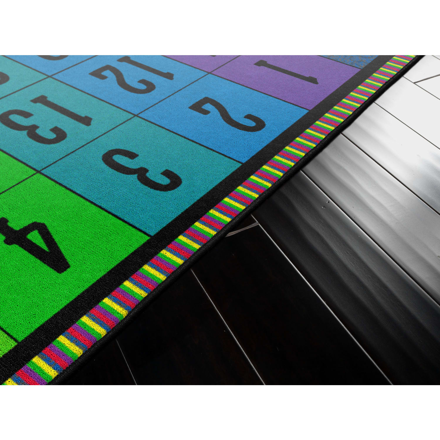 Flagship Carpets Counting To 100 Rug, Square, 6ft x 6ft, Multicolor - Image 4