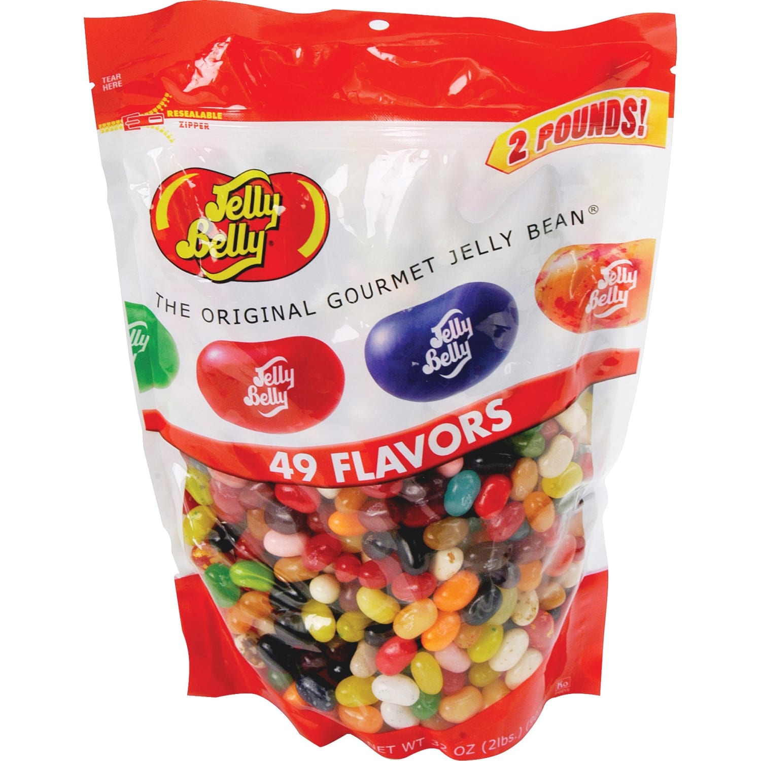 Jelly Belly Jelly Beans Stand-Up Bag, 32 Oz. Bag - Image 3