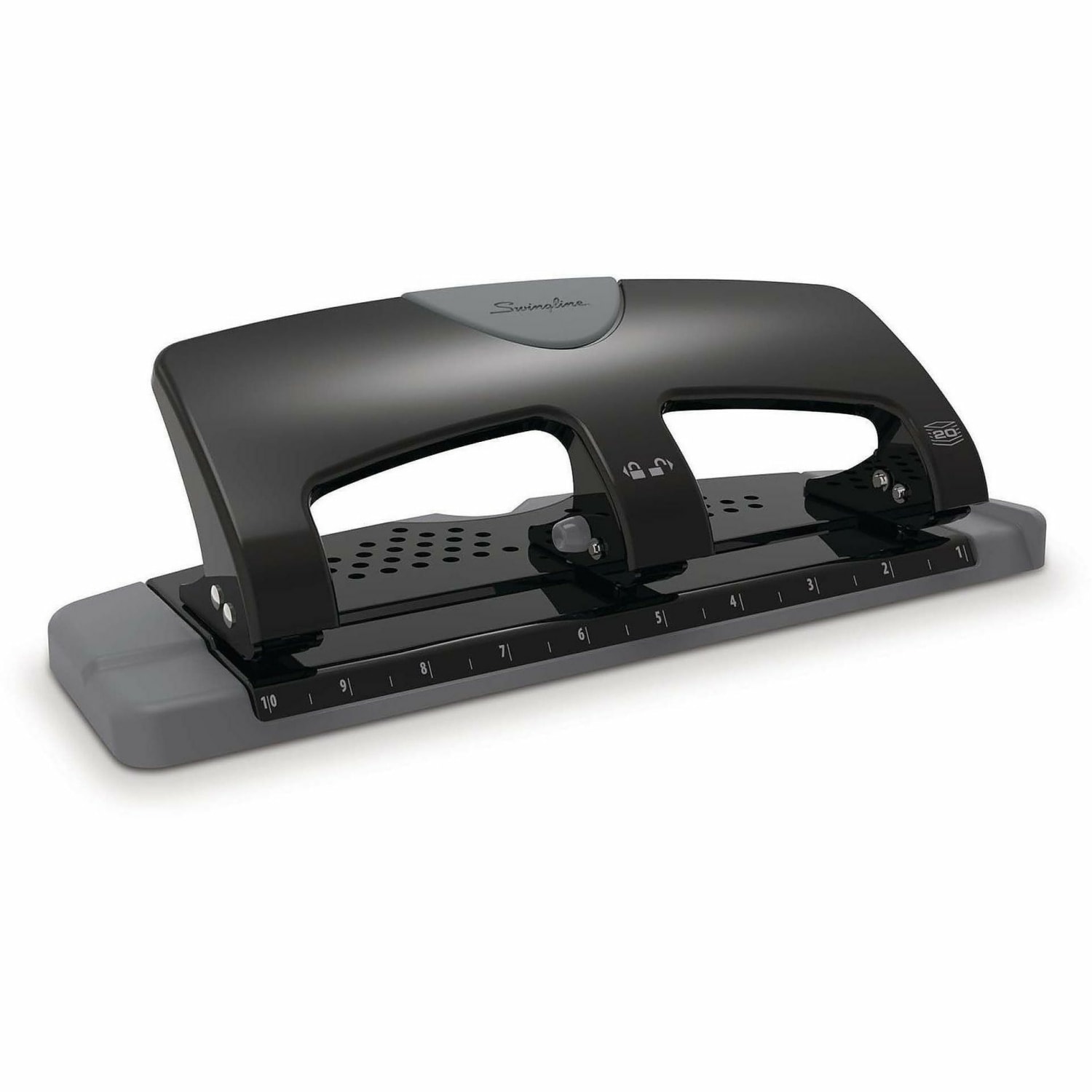 Swingline SmartTouch 3-Hole Low-Force Punch, 20-Sheet Capacity - Image 6