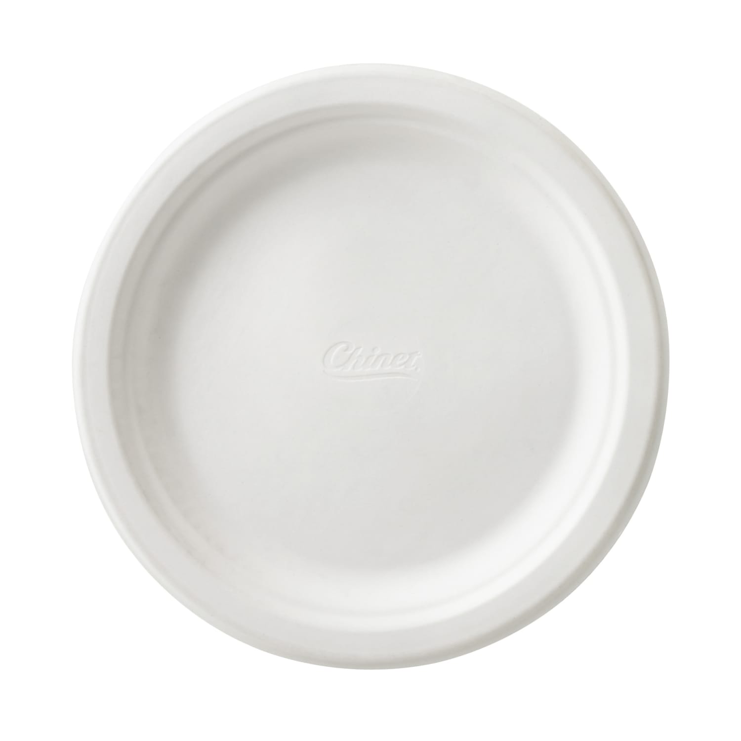 Chinet Round Paper Dinnerware, 6in Diameter, 100% Recycled, White, Carton Of 1,000