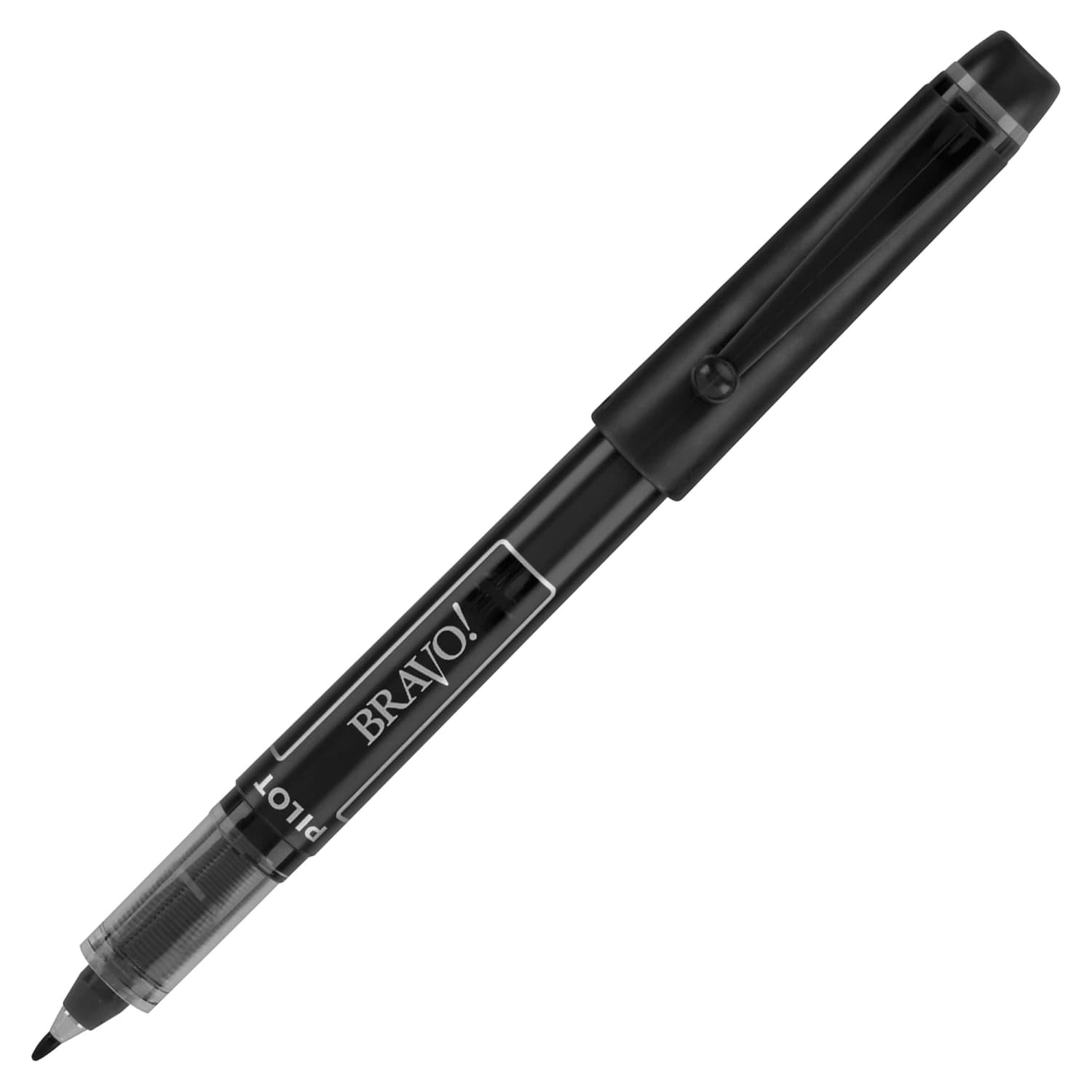 Pilot BraVo! Bravo Marker Pens - Bold Pen Point - Black - Black Barrel - 1 Each - Image 3
