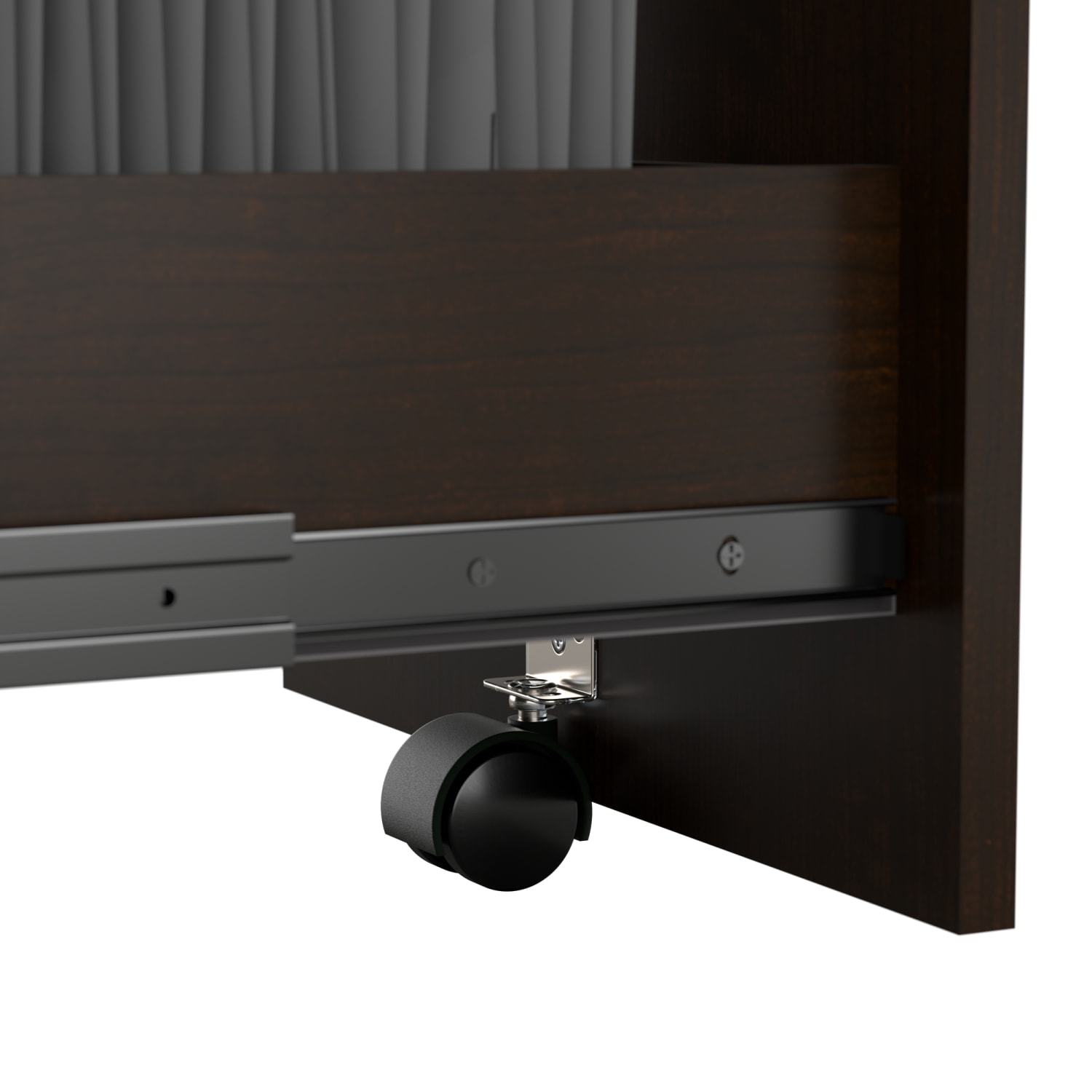 Bush Business Furniture Office In An Hour Storage & Accessory Kit, Mocha Cherry Finish, Standard Delivery - Image 5