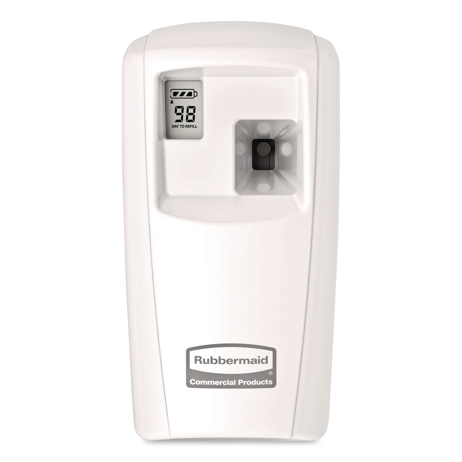 Rubbermaid TC Microburst 3000 LCD Aerosol Dispenser/Odor Control System, White
