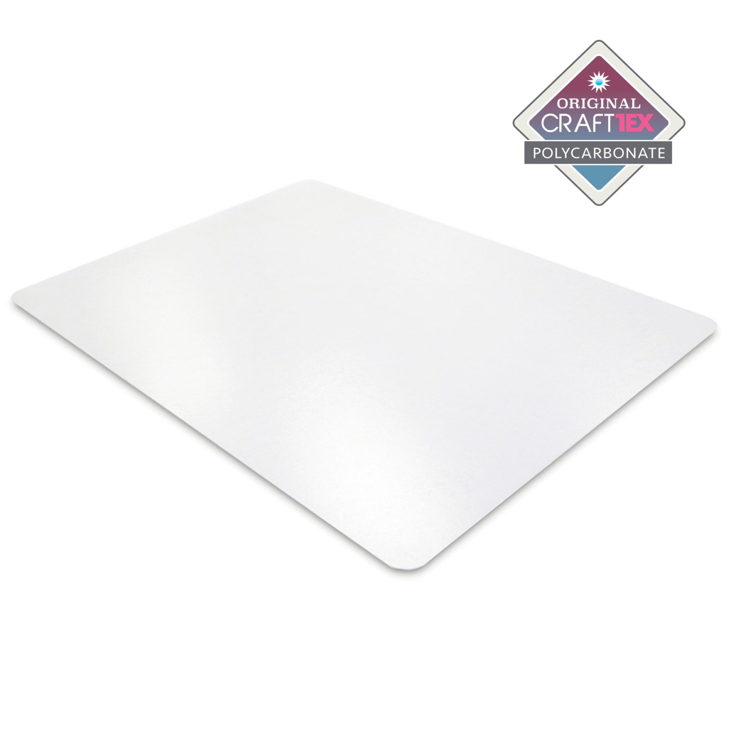 Floortex CraftTex Polycarbonate Table Protector, 29inx59in, Clear - Image 3