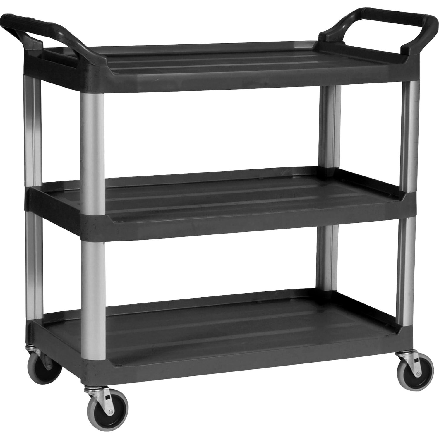 Rubbermaid Xtra Utility Cart, 37 4/5inH x 40 3/5inW x 20inD, Black - Image 3