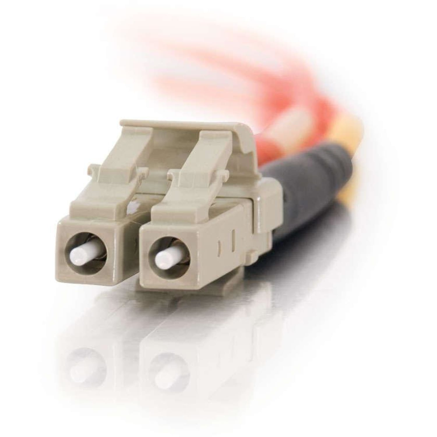 C2G LC-LC 62.5/125 OM1 Duplex Multimode Fiber Optic Cable (Plenum-Rated) - Patch cable - LC multi-mode (M) to LC multi-mode (M) - 7 m - fiber optic - duplex - 62.5 / 125 micron - OM1 - plenum - orange - Image 5