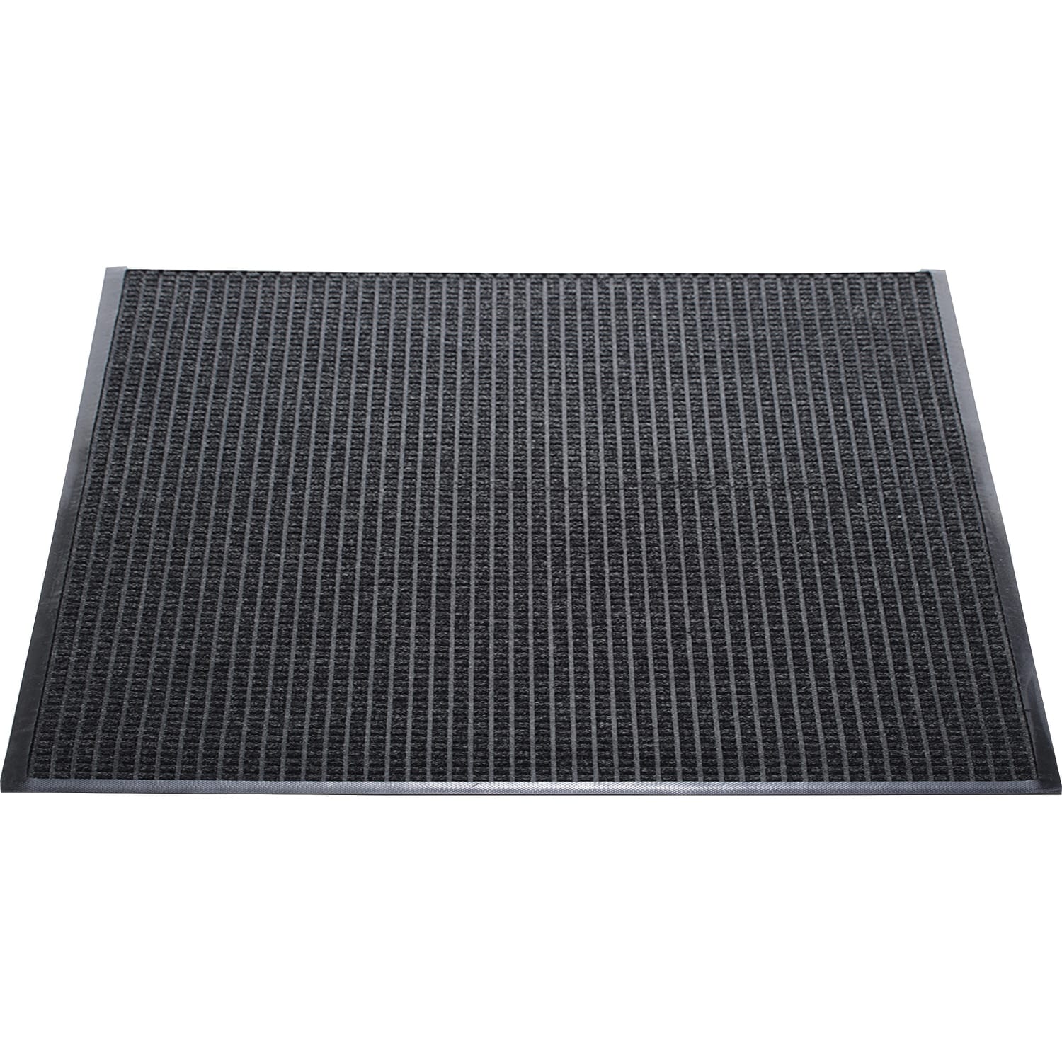Genuine Joe Waterguard Floor Mat - Floor - 10 ft Length x 36in Width - Rectangular - Rubber - Charcoal - 1 Each - Image 3