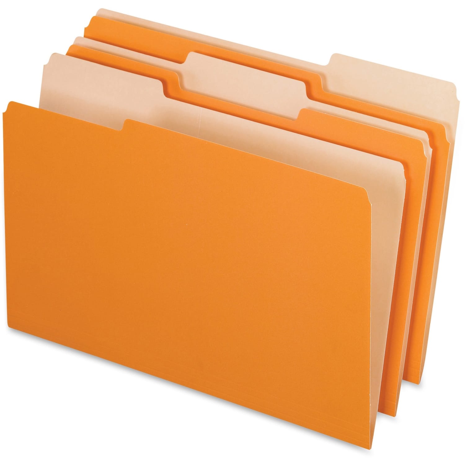 Pendaflex Legal-Size Interior File Folders, 1/3 Cut, Orange, Box Of 100 - Image 3