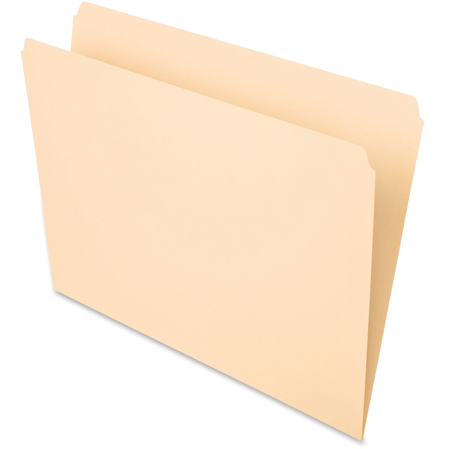 Pendaflex Essentials File Folders, Letter Size, Straight Cut, Manila, Box Of 100 - Image 3