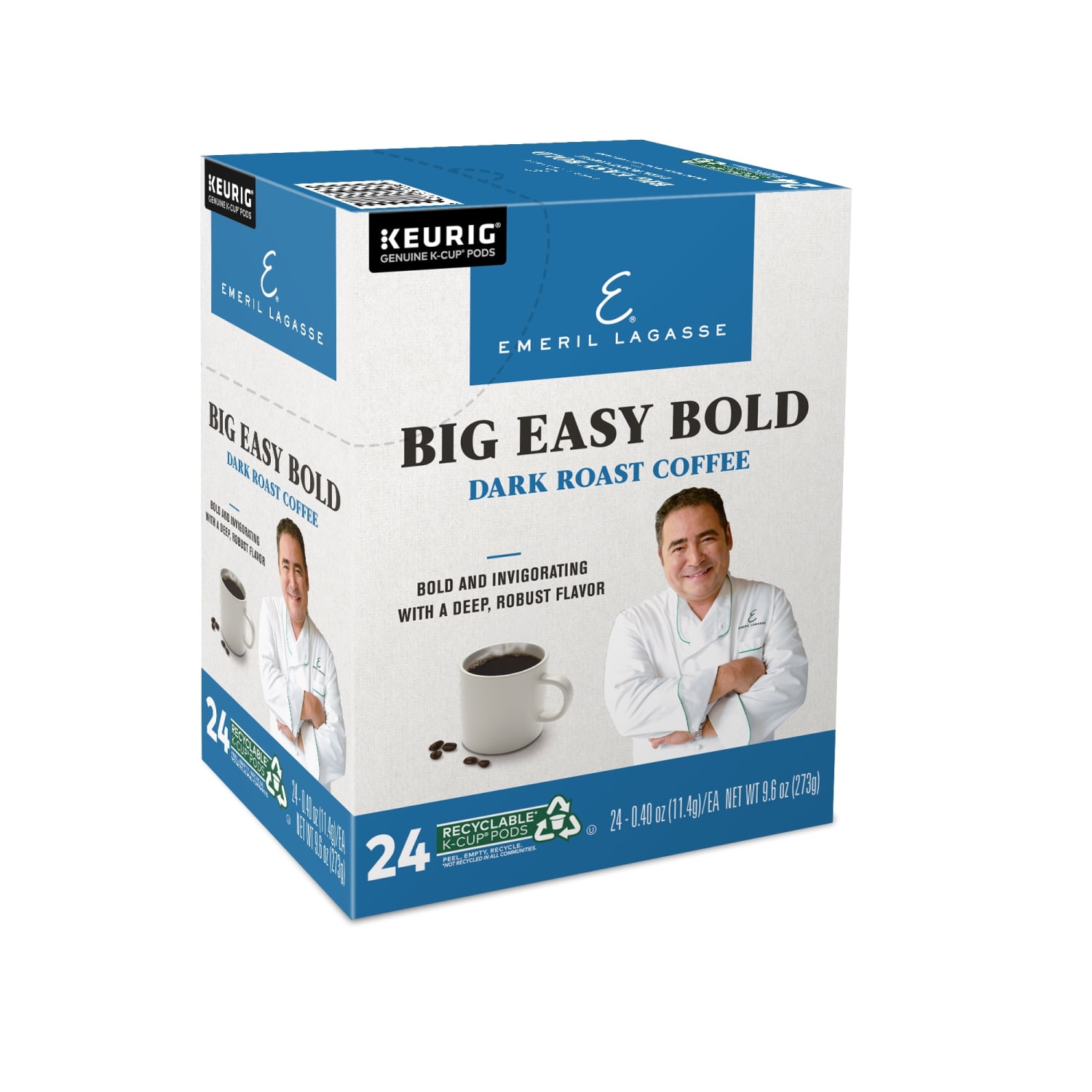 Emeril Big Easy Bold Coffee Keurig Single-Serve K-Cup Pods, Dark Roast, 24 Pods Per Pack, Case Of 4 Packs - Image 5