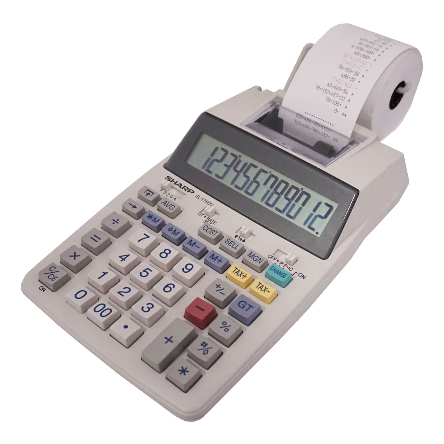 Sharp EL-1750V Printing Calculator - Image 4