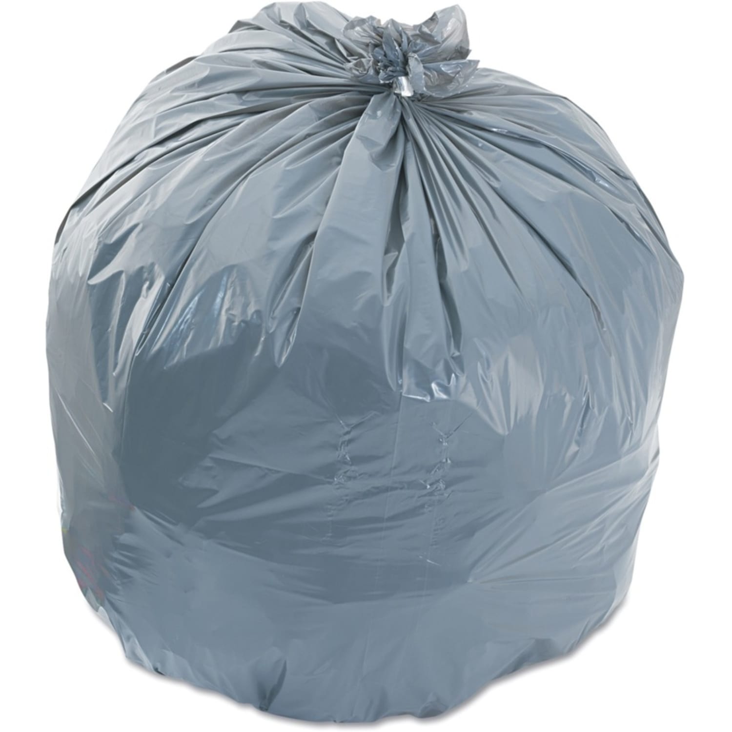 Boardwalk Low-Density Waste Can Liners, 33 gal, 1.1 mil, 33inx39in , Gray, 100/Carton - 33 gal Capacity - 334016