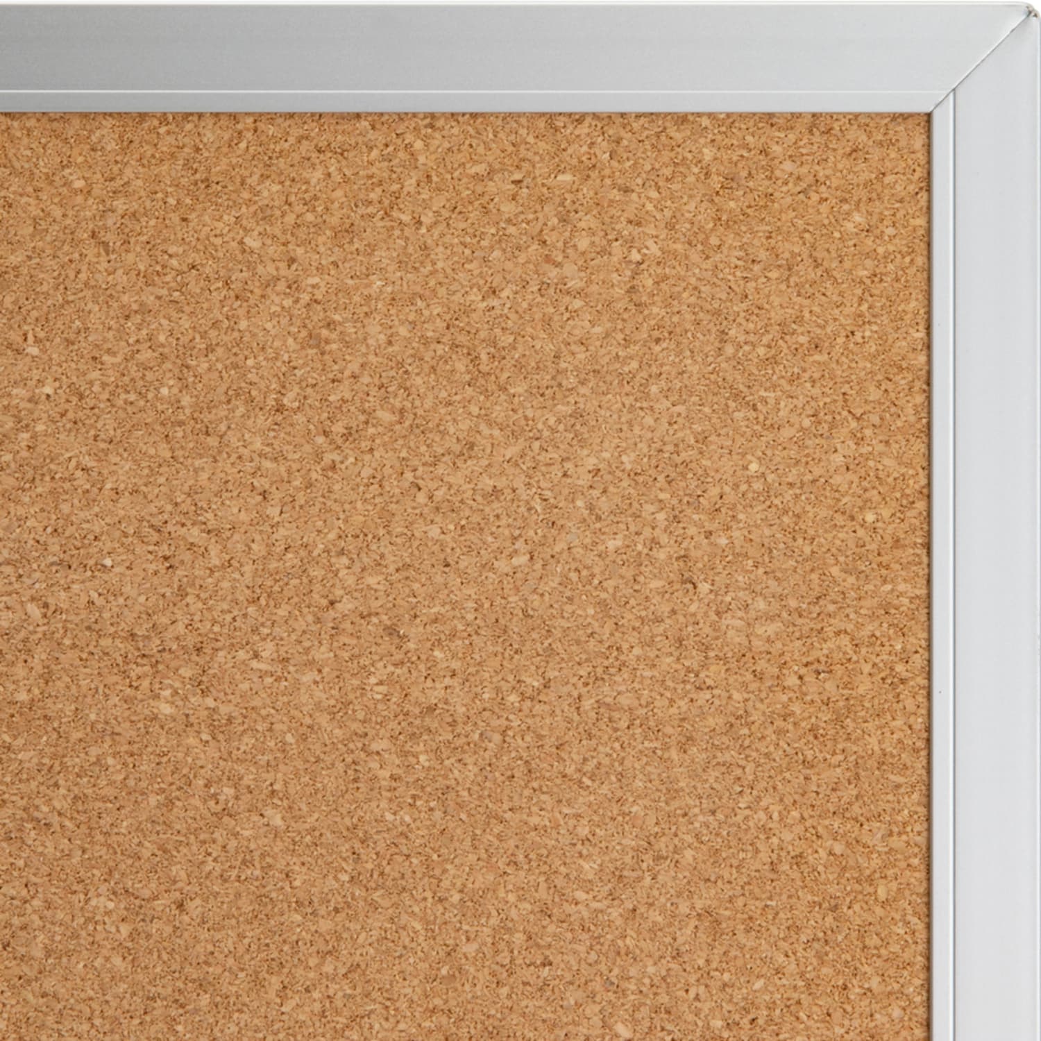 Lorell Basic Cork Board, 36in x 24in, Aluminum Frame With Brown Finish - Image 5