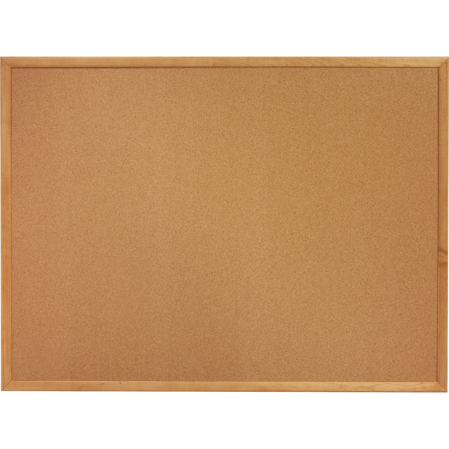 Lorell Wood Frame Cork Board, 36in x 24in, Wood Frame With Oak Finish - Image 3