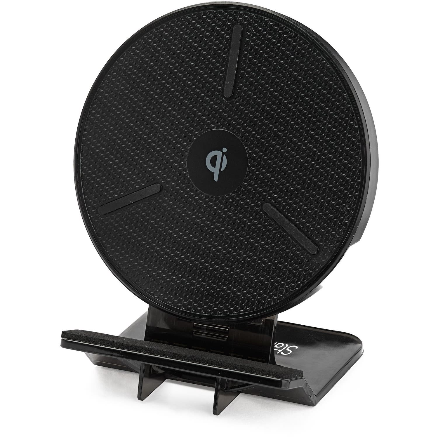 StarTech.com 15W Qi Wireless Charging Stand, Universal Qi Certified Wireless Charger Stand or Pad,  - QWCHSTAND