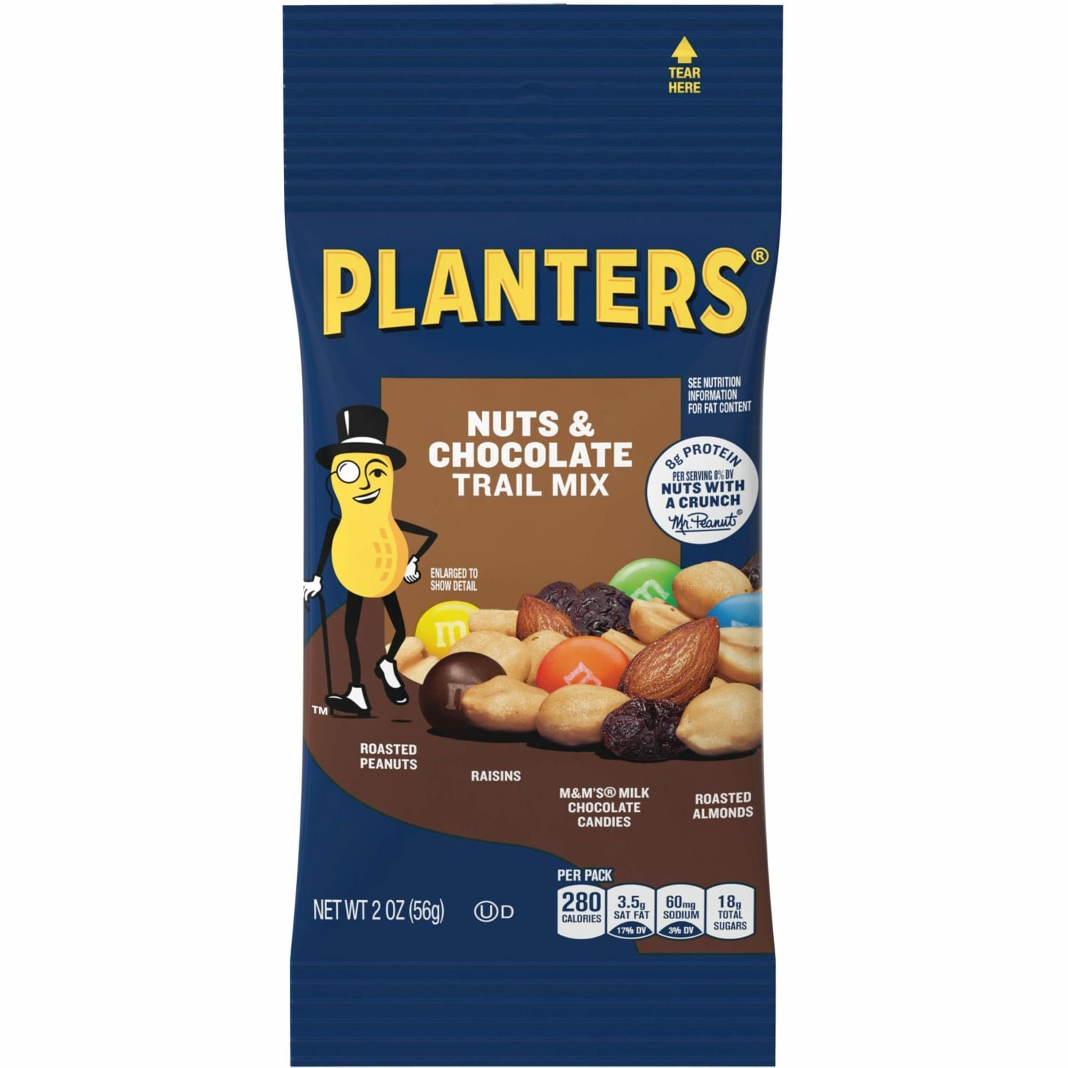 Planters Nuts & Chocolate Trail Mix Bags, 2 Oz, Pack Of 72 Trail Mix Bags - Image 6