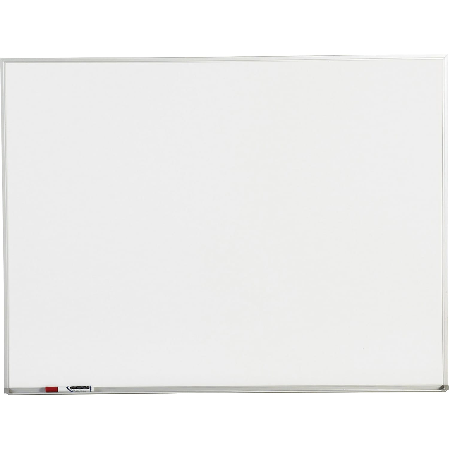 Sparco Melamine Dry-Erase Whiteboard, 24in x 18in, Aluminum Frame With Silver Finish