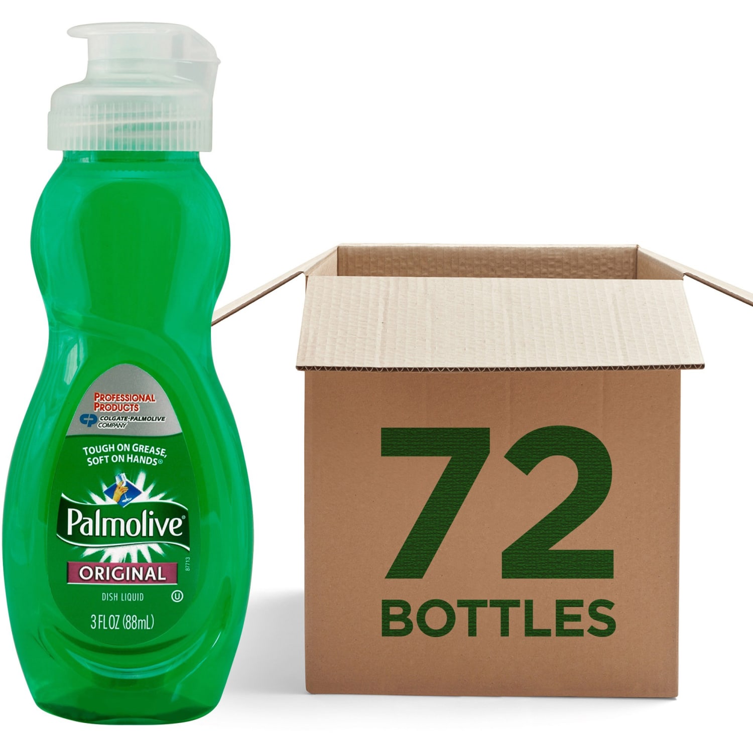 Palmolive Original Dishwashing Liquid, 3 Oz, Case Of 72 Bottles