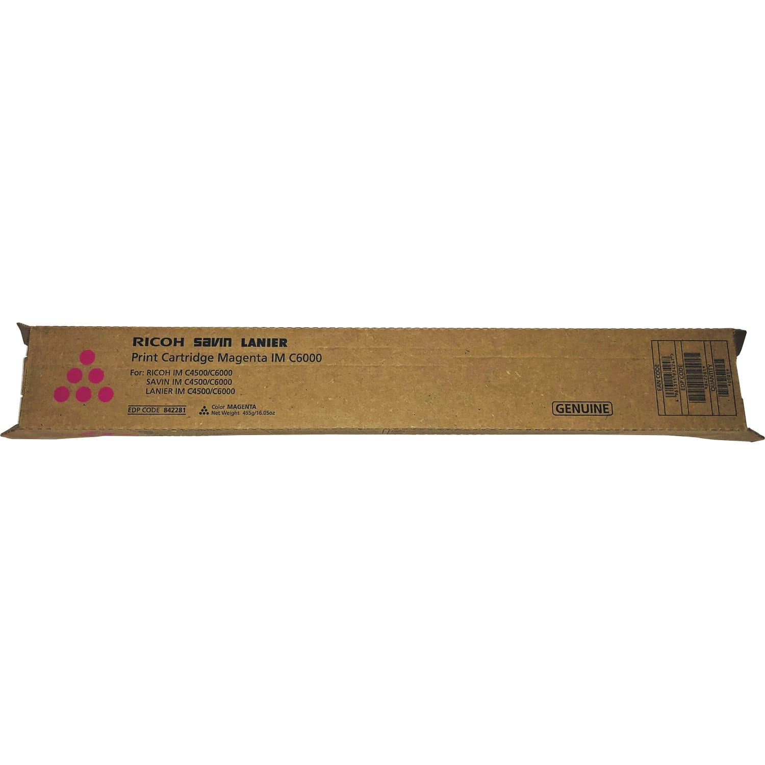Ricoh Original Magenta Standard Yield Laser Toner Cartridge, 842281 - Image 3