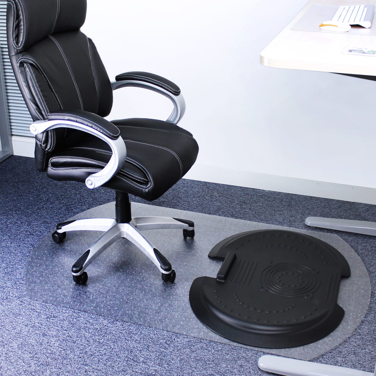 Floortex AFS-TEX 5000 S2S Sit to Stand Solution For Carpets, Black - Image 4