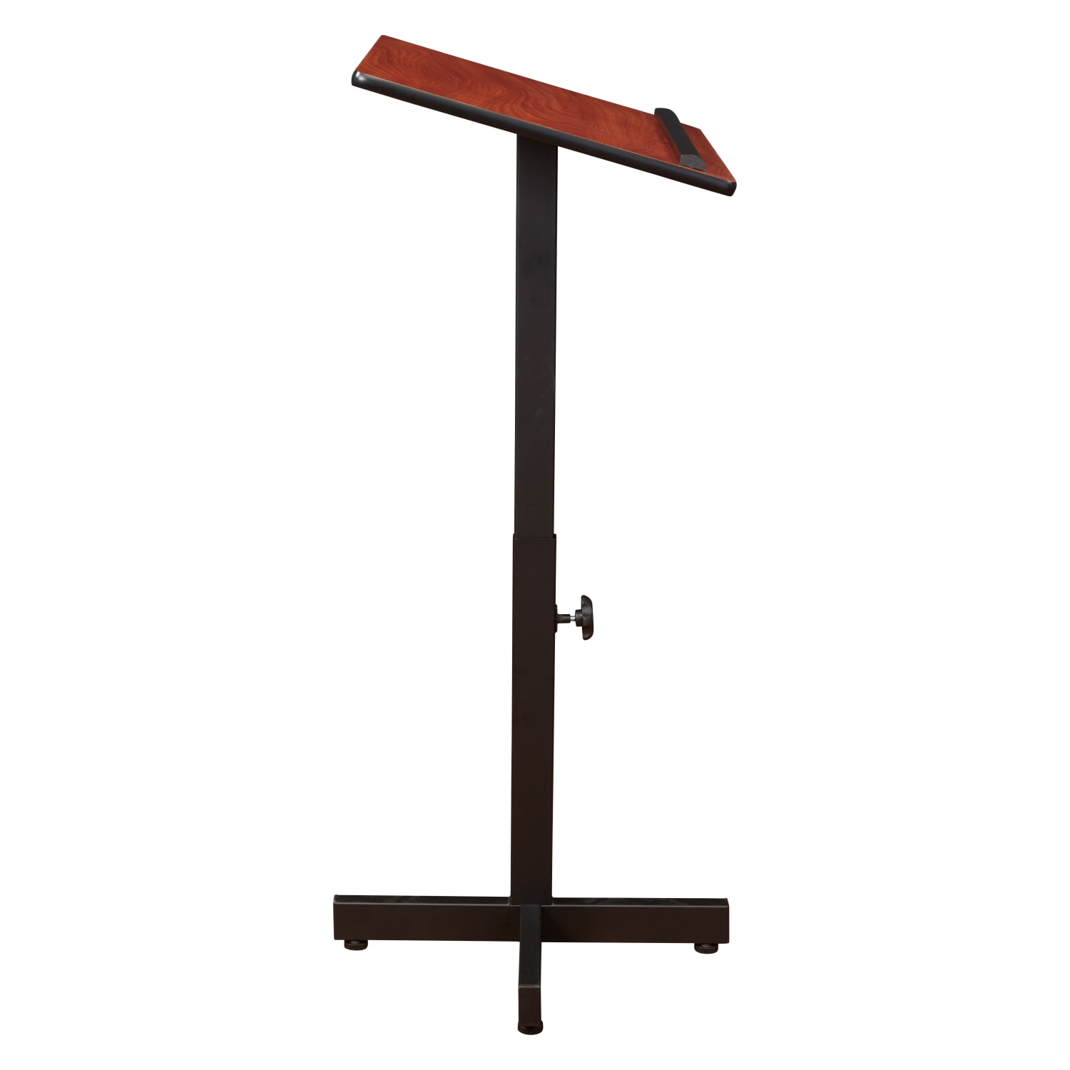 Oklahoma Sound Portable Presentation Lectern Stand, Cherry - Image 4