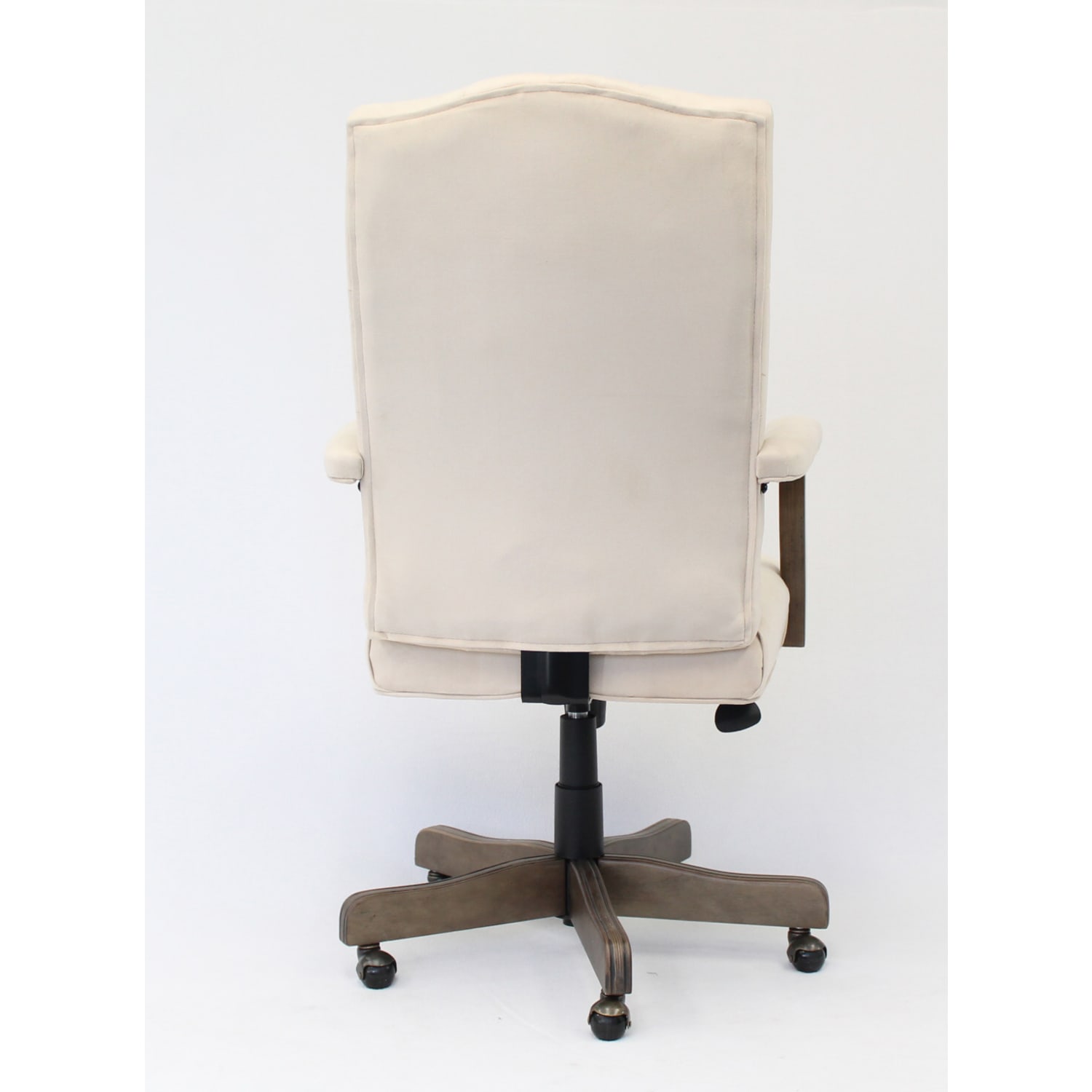 Boss Button-Tufted Ergonomic High-Back Chair, Champagne Velvet - Image 5