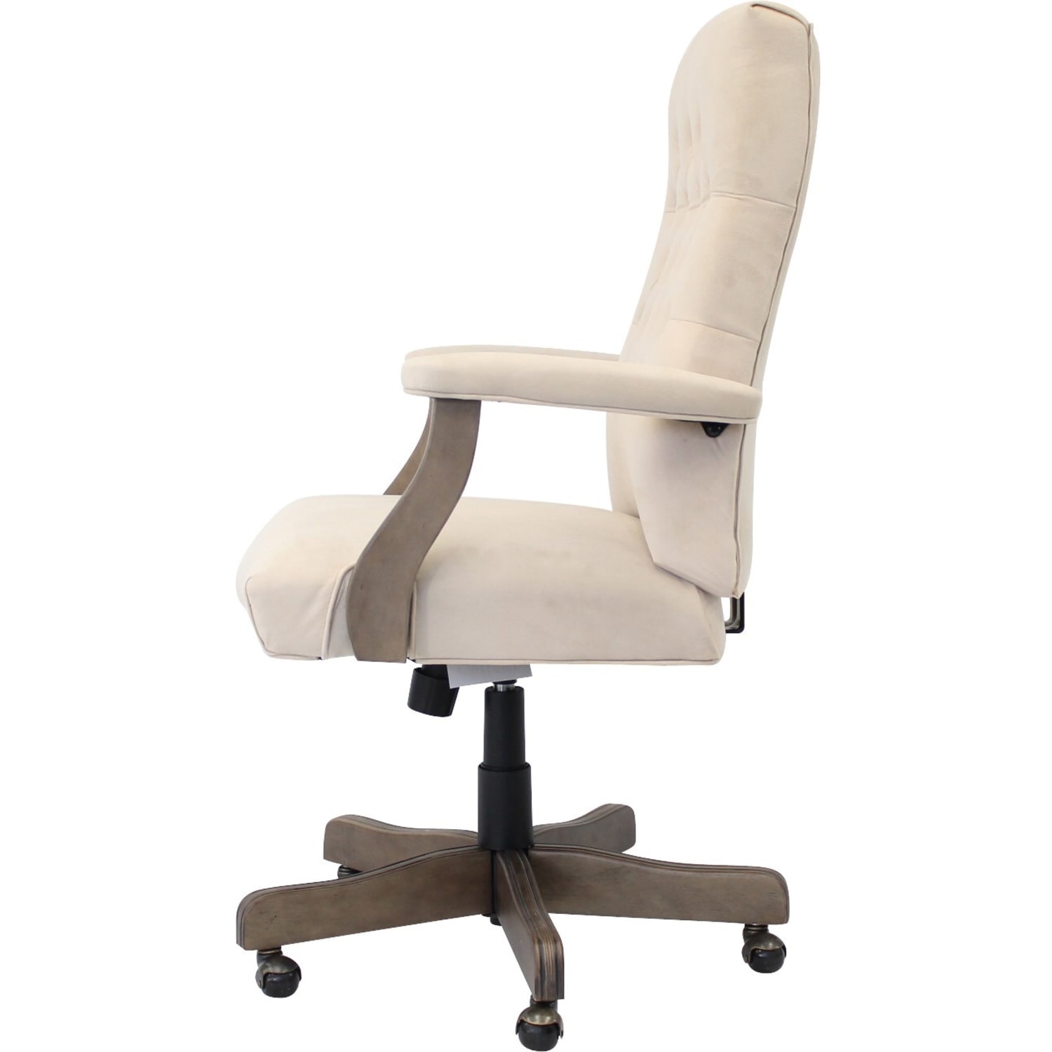 Boss Button-Tufted Ergonomic High-Back Chair, Champagne Velvet - Image 11