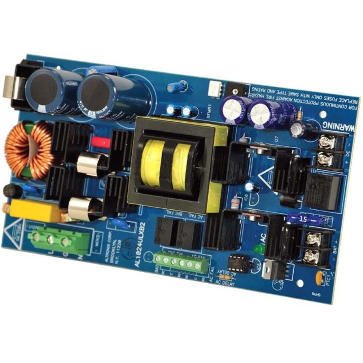 Altronix AL1024ULXB2 Proprietary Power Supply - Board - 120 V AC Input - 24 V DC Output - 483 W - Image 3