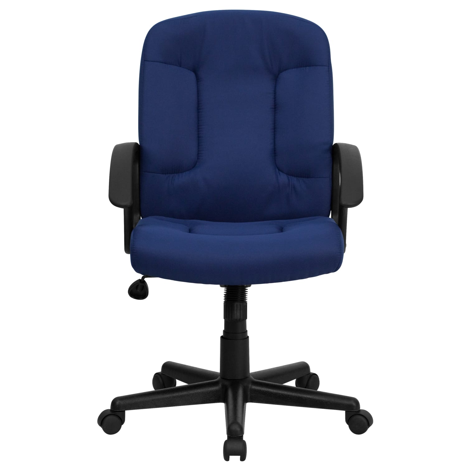 Flash Furniture Fabric MidBack Swivel Chair NavyBlack PopularChairscom Flash Furniture Fabric Mid Back Swivel Chair NavyBlack PopularChairscom