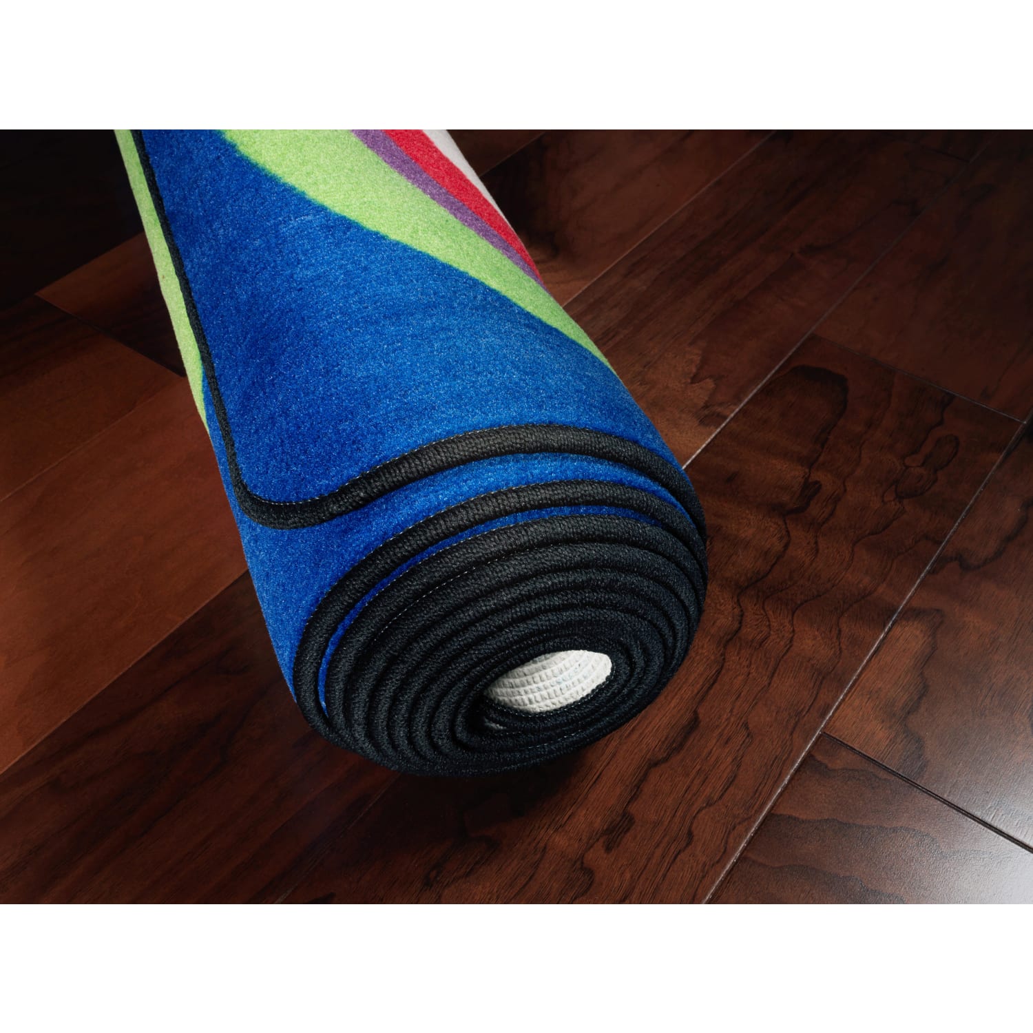 Flagship Carpets Color Rings Rug, Rectangle, 7ft 6in x 12ft, Indigo - Image 3