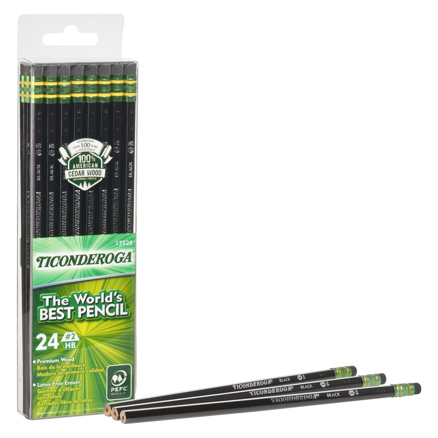 Ticonderoga Pencil, #2 Lead, Soft, Pack of 24 - Image 3